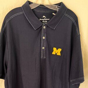 University of Michigan Tommy Bahama Short Sleeve Logo Shirt